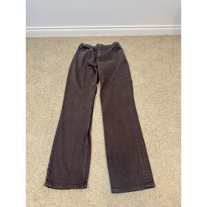 Abercrombie & Fitch The 90s Straight Jeans Womens 26 Brown Ultra High Rise Denim